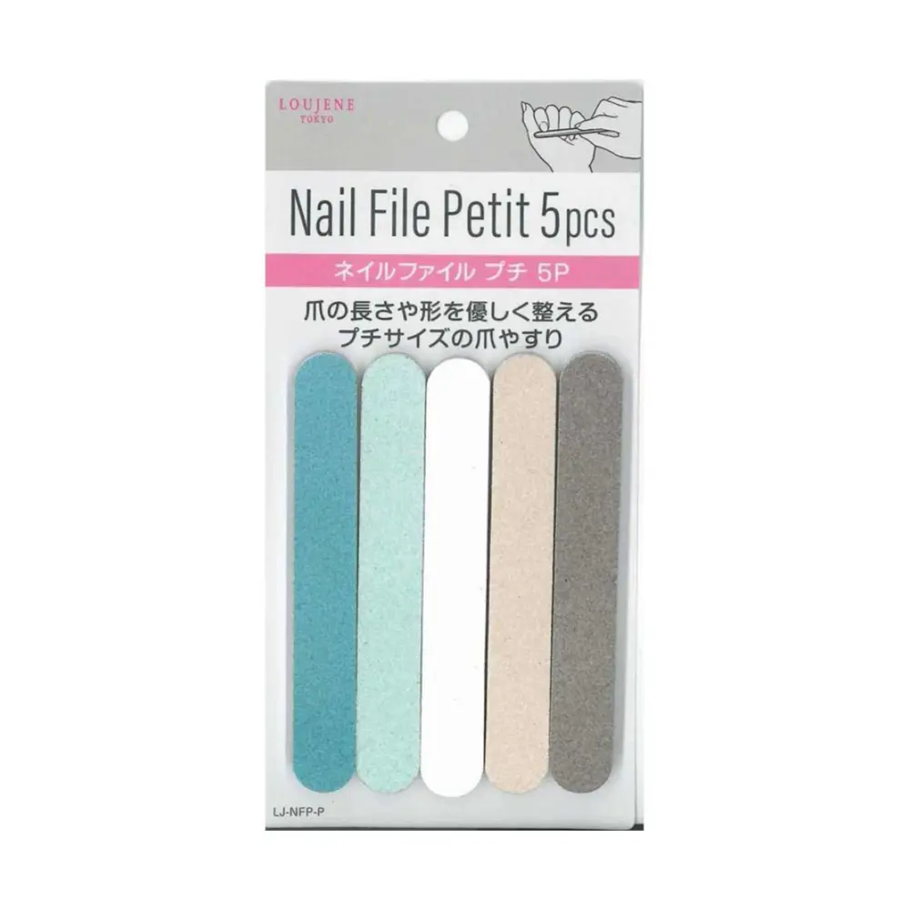 Dụng Cụ Dũa Móng Tay, Nail File Petit, 5 Cái - LOUJENE