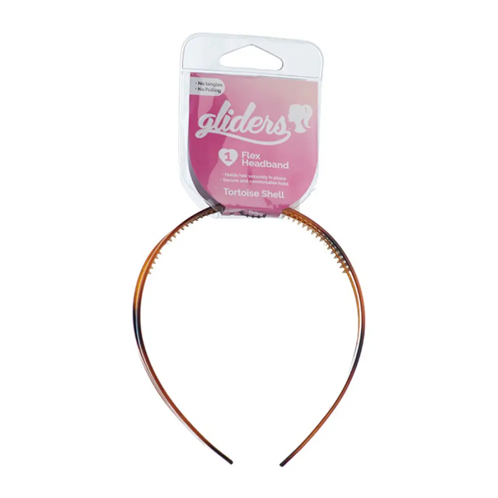 Băng Đô Kép Hoạ Tiết Đồi Mồi, Flex Headband, Tortoise Shell - GLIDERS