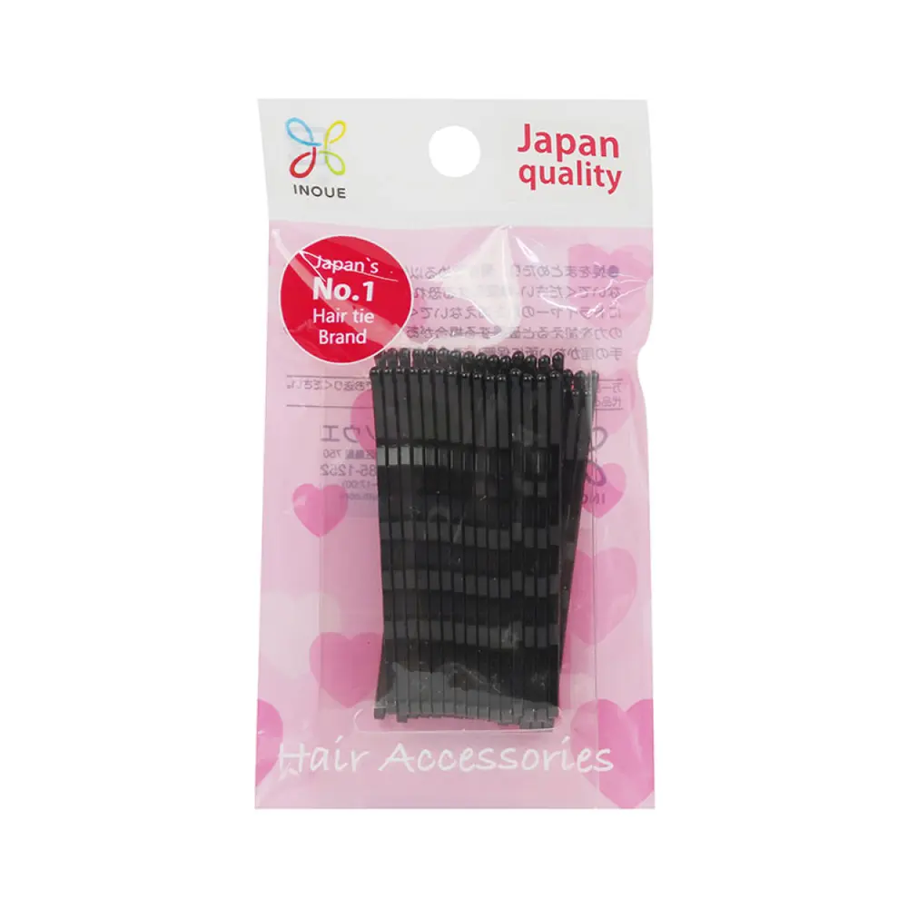 Kẹp Tăm, Black Bobby Pin, 30 Cái - INOUE