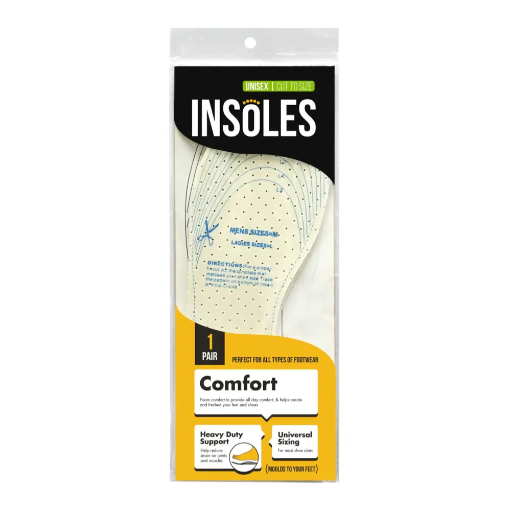 Miếng Lót Giày Thoải Mái, Unisex Insoles, Comfort, 1 Đôi - UNCLE BILLS