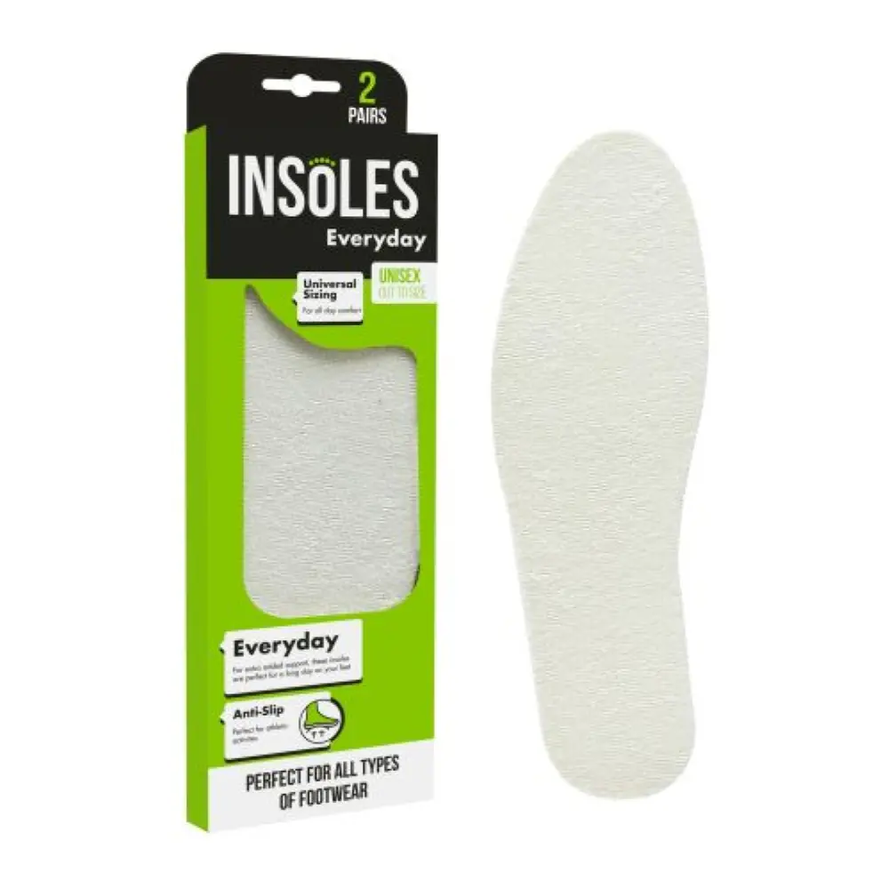 Miếng Lót Giày Hàng Ngày, Unisex Insoles, Everyday, 2 Đôi - UNCLE BILLS