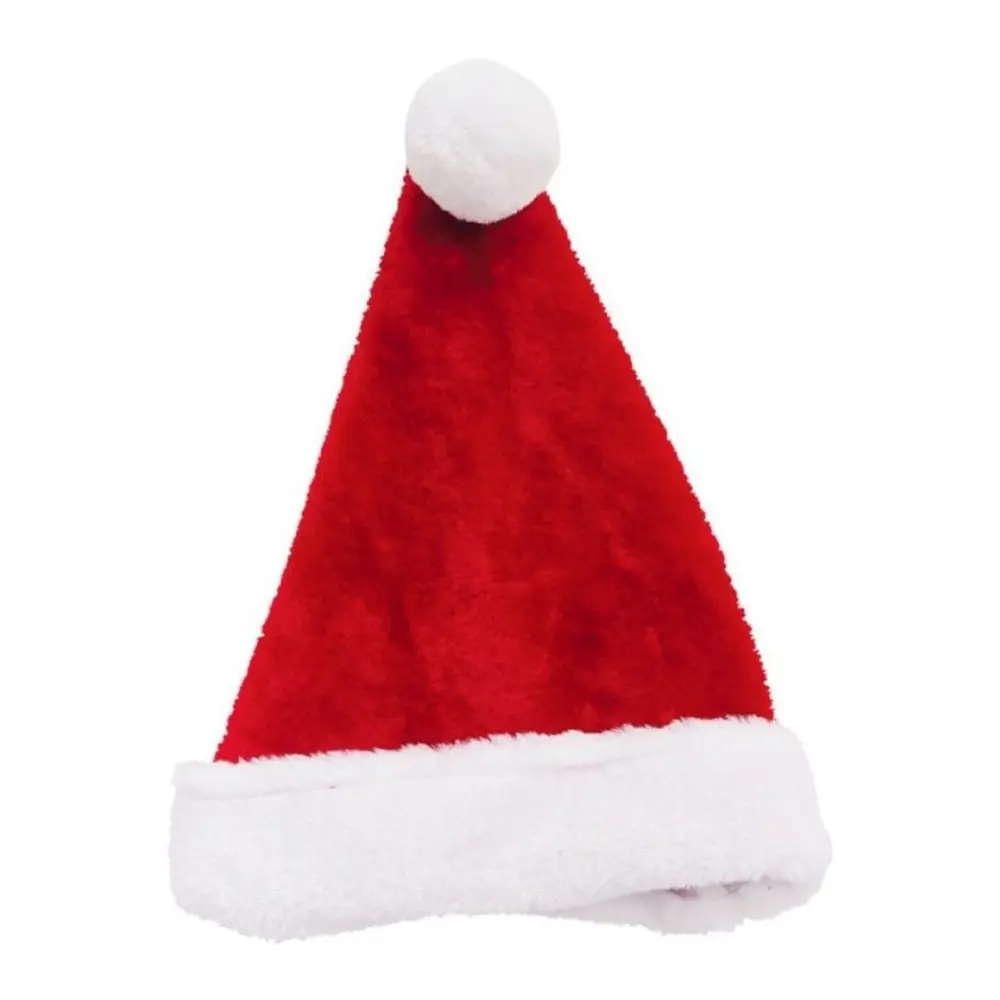Mũ Ông Già Noel Trẻ Em Bằng Vải Lông, Santa Hat Plush Kids (38 x 26cm) - UNCLE BILLS
