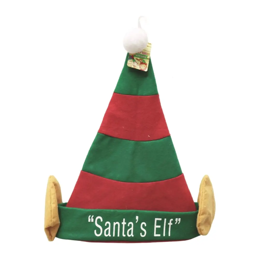Nón Yêu Tinh Giáng Sinh, Santa`s Elf Hat with Ears - UNCLE BILLS