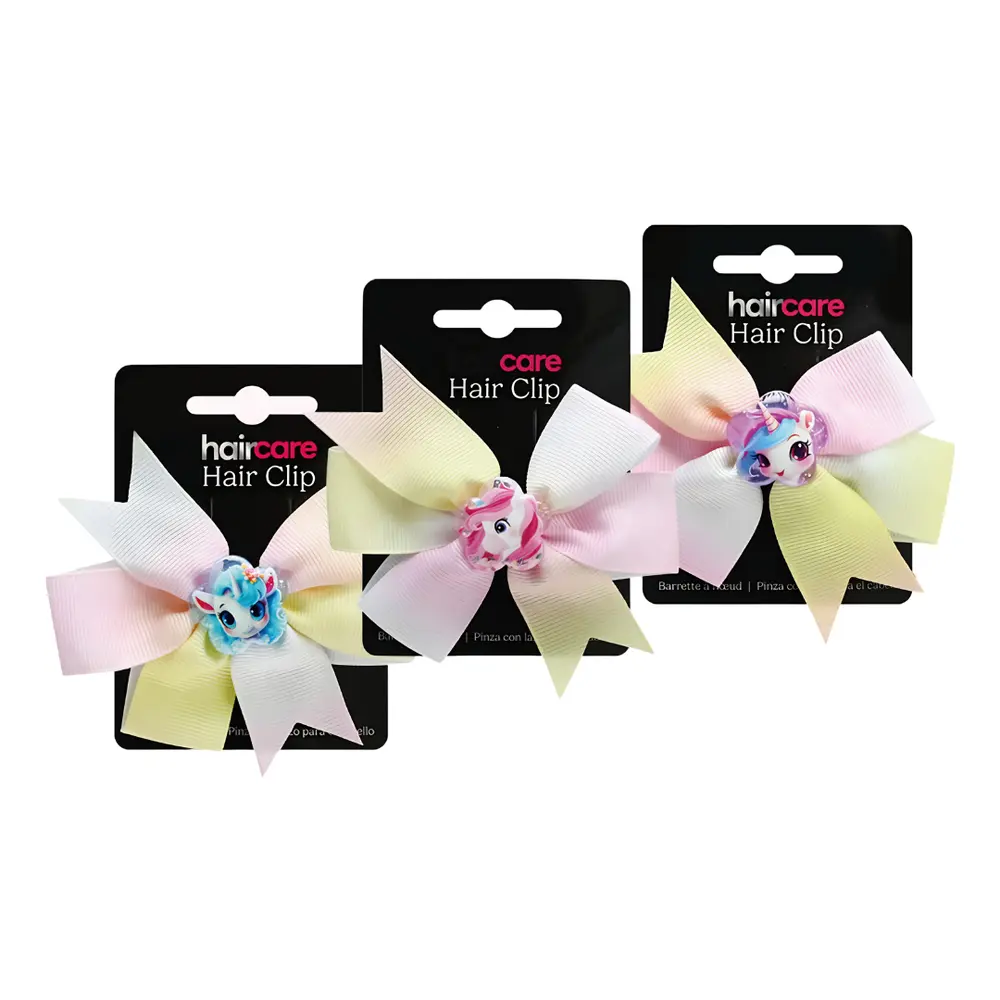 Kẹp Tóc Hình Kỳ Lân (Nhiều Mẫu), Hair Care, Unicorn Hair Bow Clip, 1 Cái - UNCLE BILLS