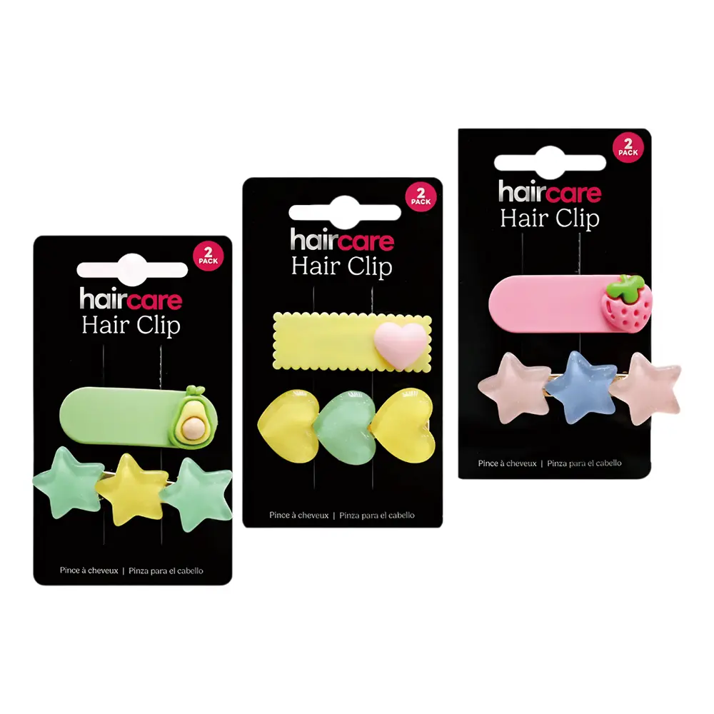 Kẹp Tóc Dễ Thương (Nhiều Mẫu), Hair Care, Hair Clip, 2 Cái - UNCLE BILLS