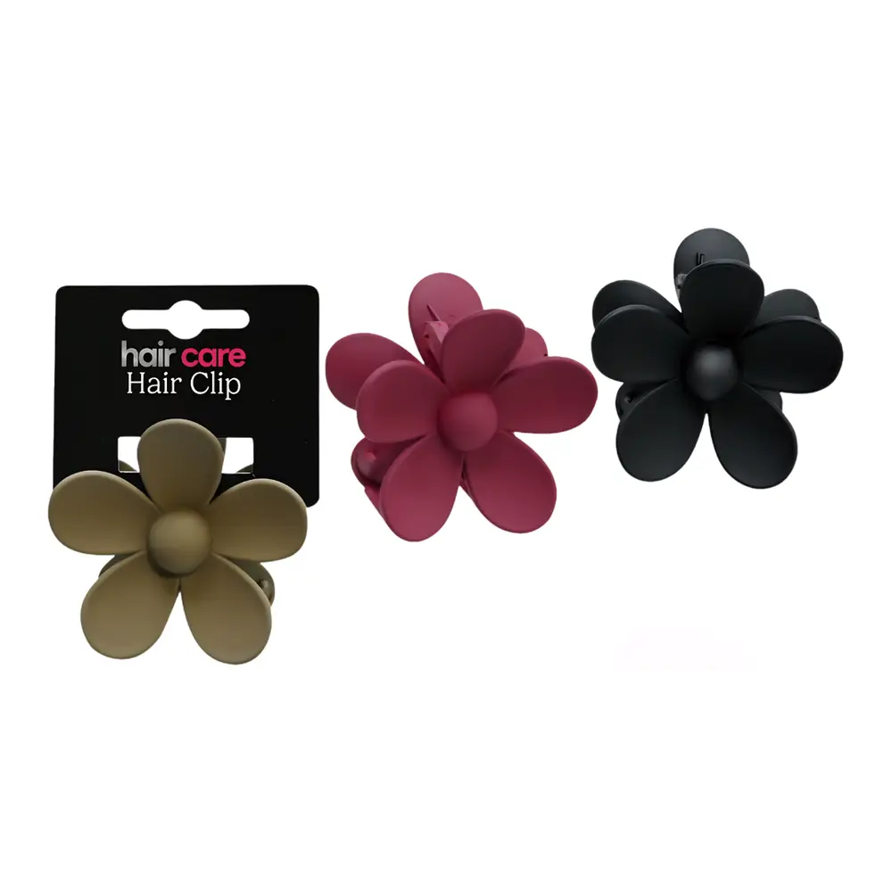 Kẹp Càng Cua Hình Hoa (Nhiều Mẫu), Flower Hair Claw Clip - UNCLE BILLS