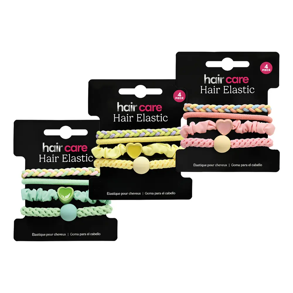 Dây Cột Tóc (Nhiều Mẫu), Hair Care, Hair Elastic, 4 Cái - UNCLE BILLS