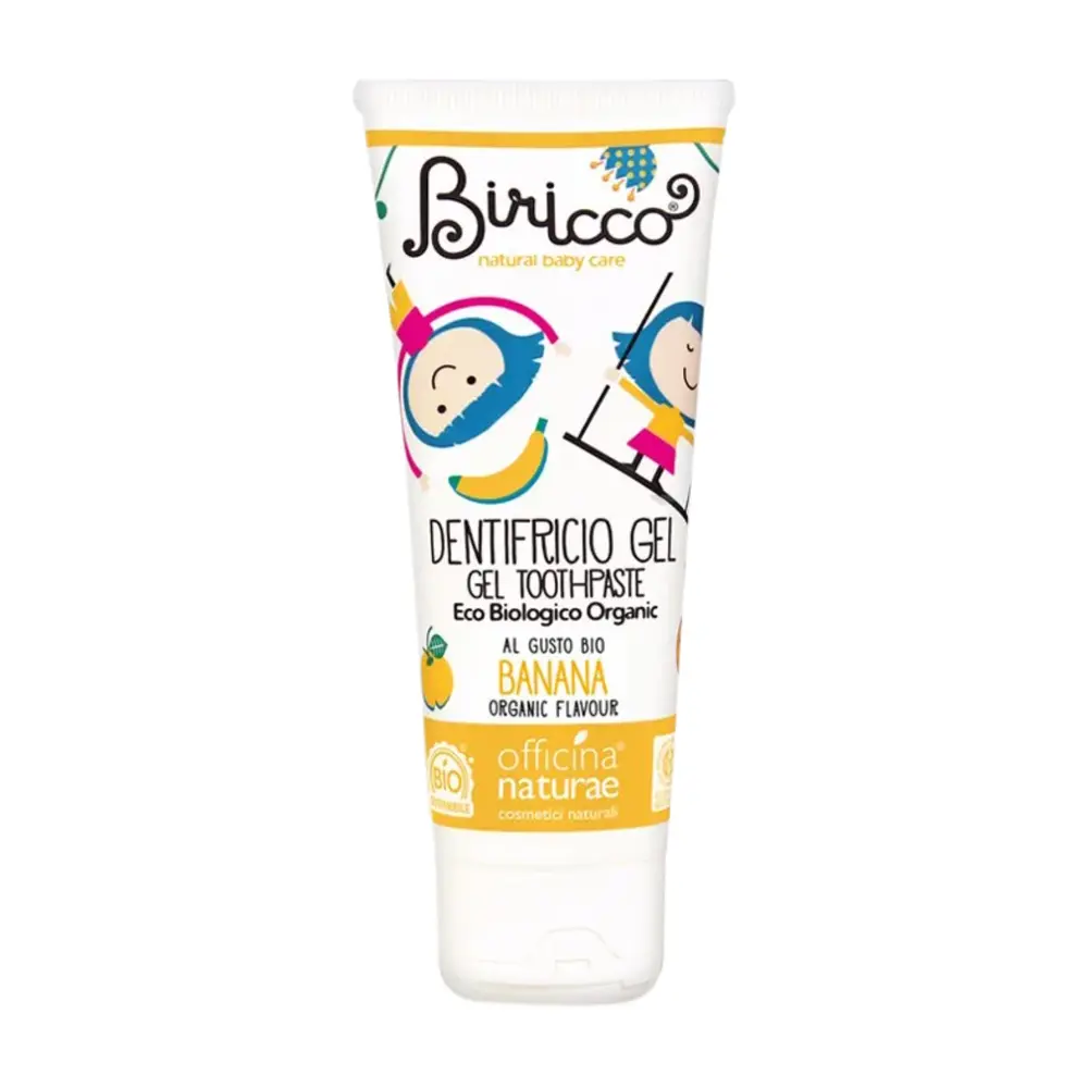 Kem Đánh Răng Trẻ Em Vị Chuối Hữu Cơ, Kids Organic Toothpaste Banana (75ml) - OFFICINA NATURAE