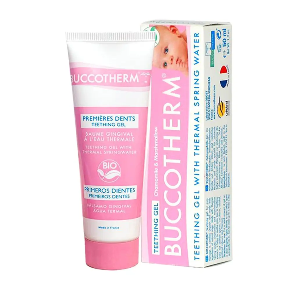 Gel Chăm Sóc Răng Miệng Hữu Cơ Cho Bé, Bio Teething Gel, 0 - 2 Tuổi, 1.9 oz (50ml) - BUCCOTHERM