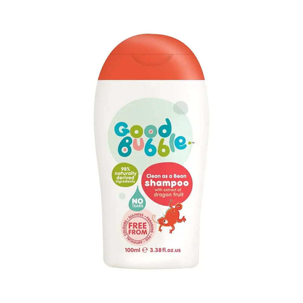 Dầu Gội Cho Bé Hương Thanh Long, Baby Shampoo with Extract of Dragon Fruit, 3.38 fl oz (100ml) - GOOD BUBBLE