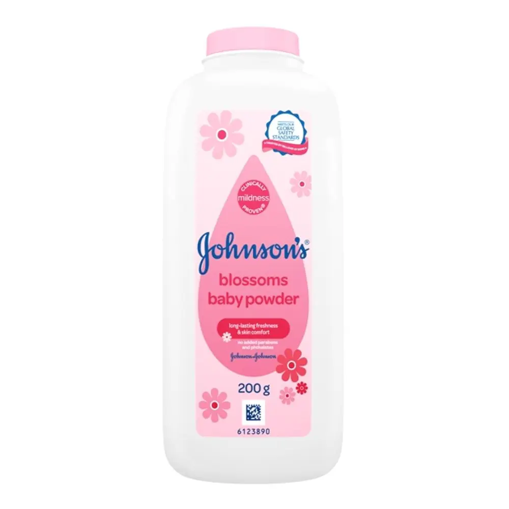 Phấn Rôm Cho Bé (Hồng), Blossoms Baby Powder (200g) - JOHNSON'S
