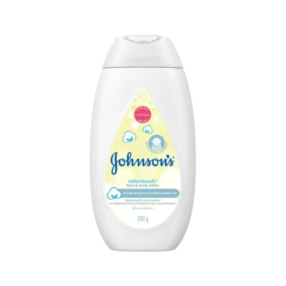 Sữa Dưỡng Ẩm Cho Bé (Trắng), Baby Face & Body Lotion, Cottontouch (200ml) - JOHNSON'S