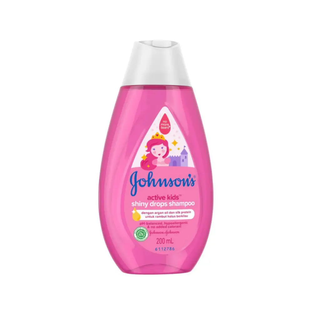 Dầu Gội Em Bé Cho Tóc Óng Mượt, Active Kids, Shiny Drops Shampoo (200ml) - JOHNSON'S