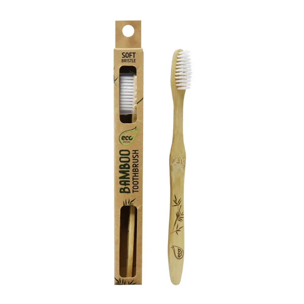 Bàn Chải Đánh Răng Mềm Bằng Tre Cho Trẻ Em, Kids Bamboo Toothbrush, Soft Bristle - UNCLE BILLS