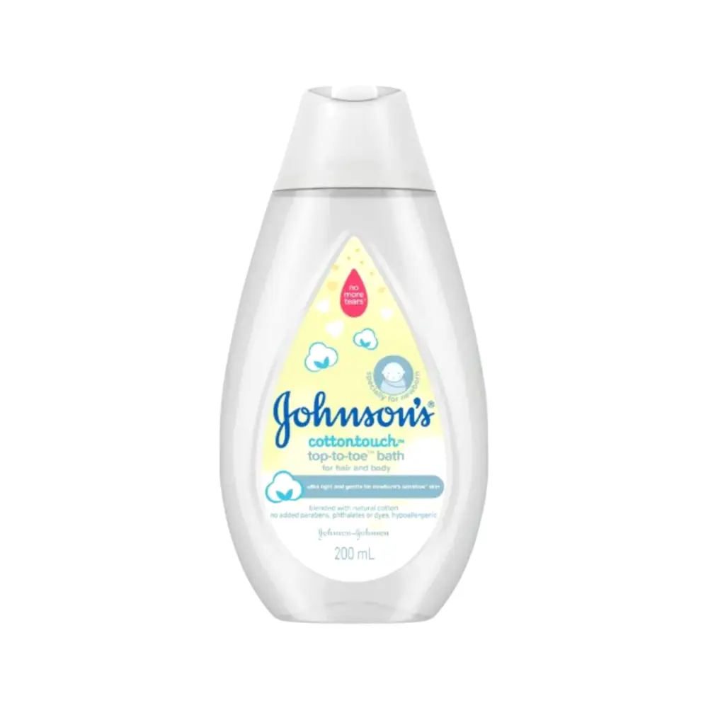 Sữa Tắm Gội Toàn Thân Cho Bé, Cottontouch, Top-to-Toe Bath for Newborn (200ml) - JOHNSON'S