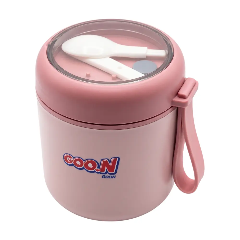 Bình Ủ Cháo, Baby Stainless Steel Insulated Food Storage Container - GOO.N