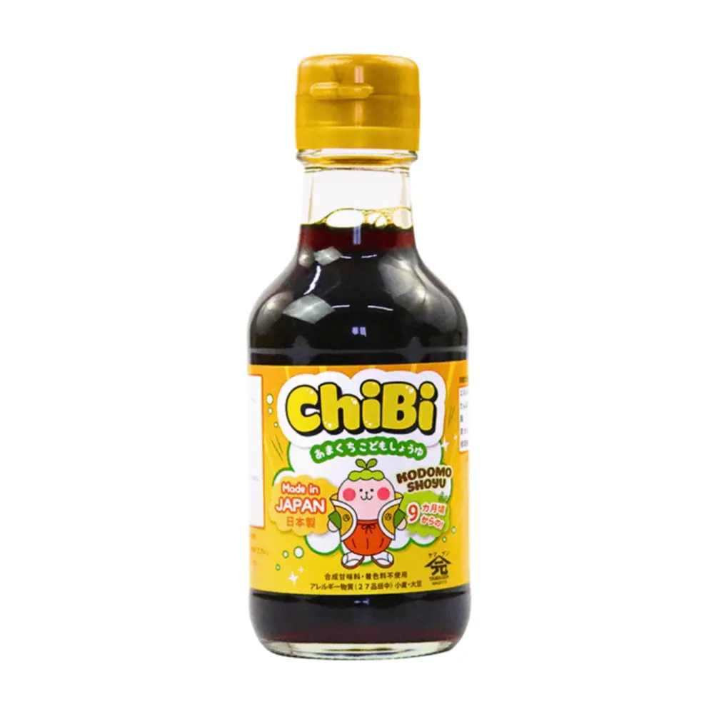 Nước Tương Nhật Bản Cho Bé, ChiBi, Kodomo Shoyu, Sweet Soy Sauce for Kids, 9+ Tháng (150ml) - YAMAGEN JOUZOU