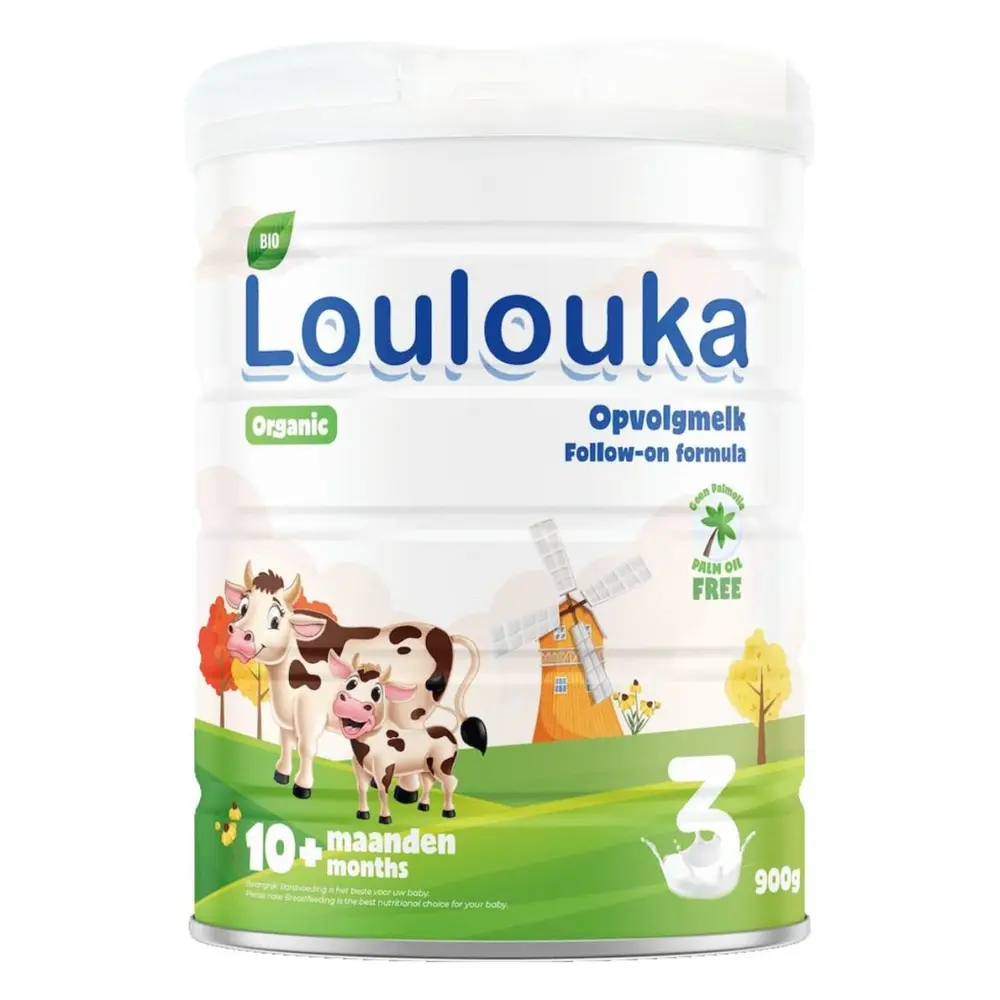 Sữa Bò Công Thức Hữu Cơ, Organic Baby Milk Formula, Stage 3, 10+ Tháng, 31.8 oz (900g) - LOULOUKA