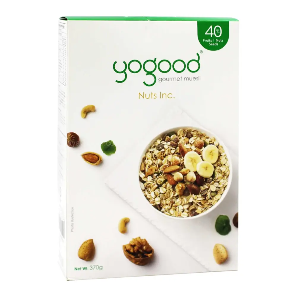 Ngũ Cốc Hạt, Gourmet Muesli, Nuts Inc. (370g) - YOGOOD