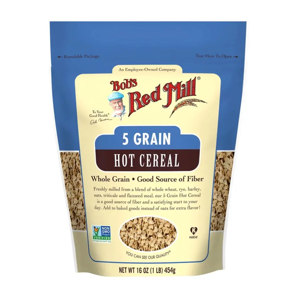 Ngũ Cốc Hỗn Hợp 5 Loại Hạt, 5 Grain Hot Cereal, Whole Grain, 16 oz (454g) - BOB'S RED MILL