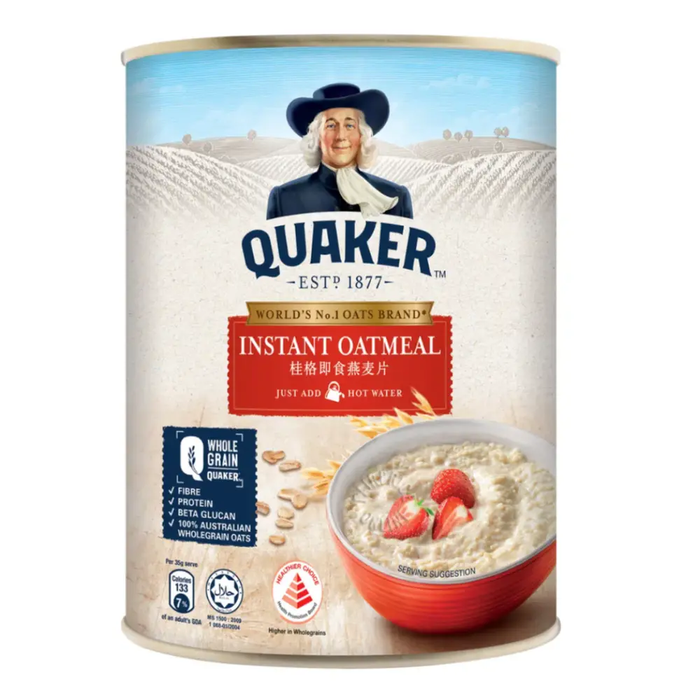 Yến Mạch Ăn Liền, Instant Oatmeal, Red (800g) - QUAKER