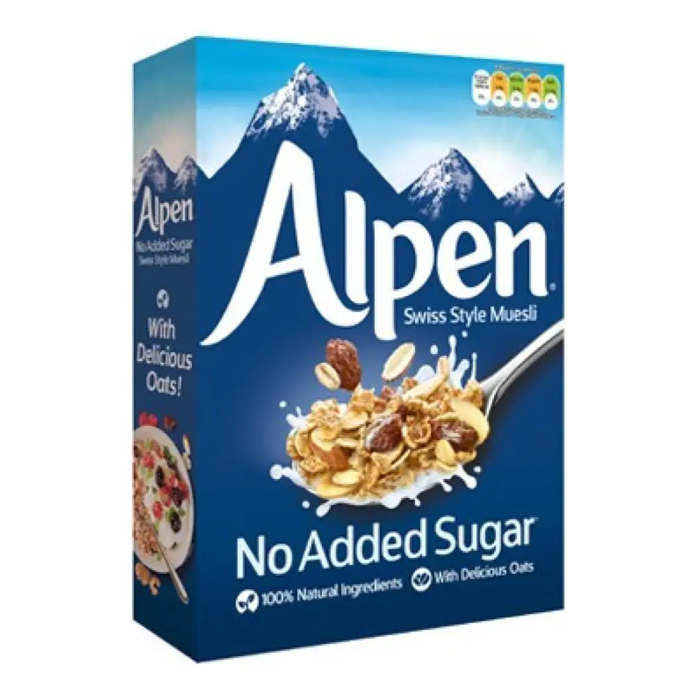 Ngũ Cốc Thụy Sĩ Không Đường, Swiss Style Muesli, No Added Sugar (560g) - ALPEN
