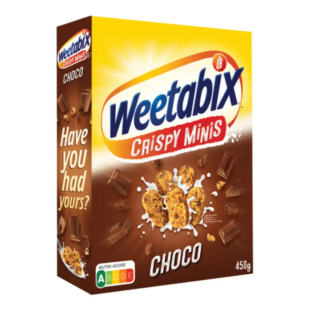 Ngũ Cốc Socola, Crispy Minis, Choco (450g) - WEETABIX
