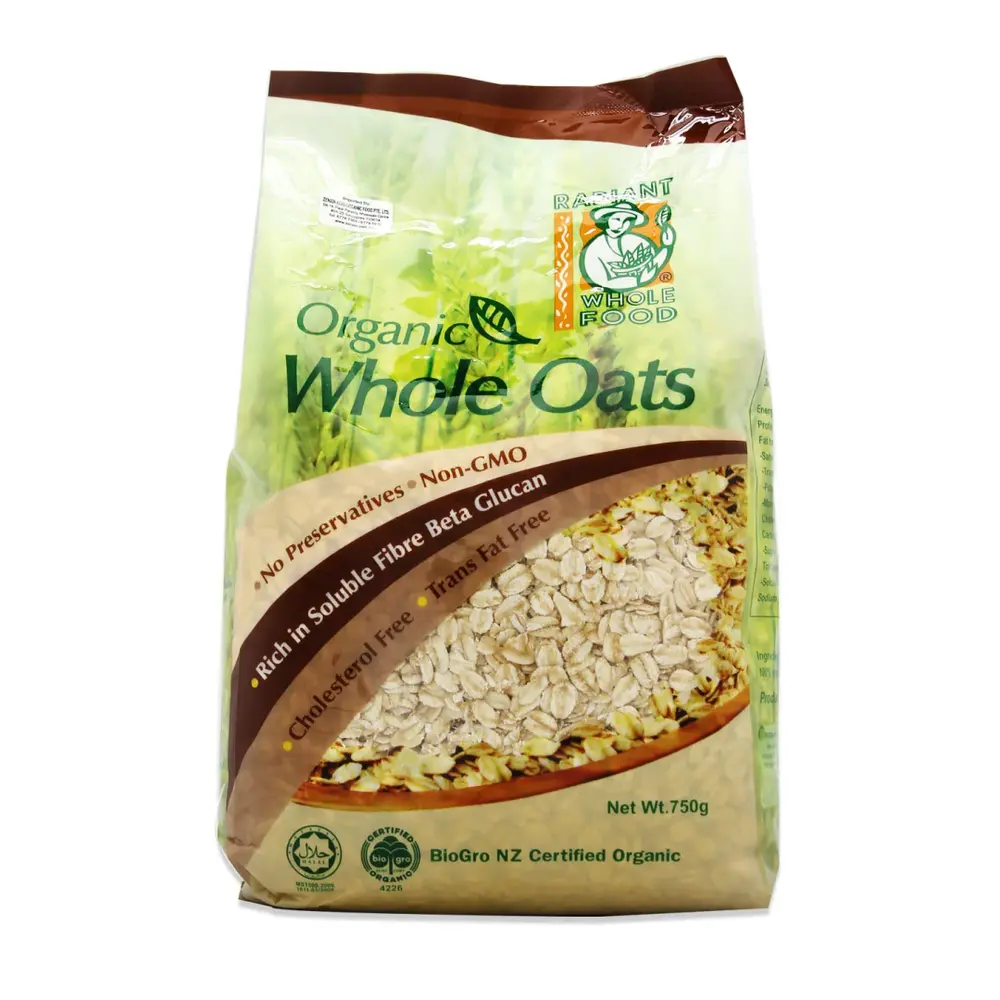Yến Mạch Hữu Cơ, Organic Whole Oats (750g) - RADIANT WHOLE FOOD