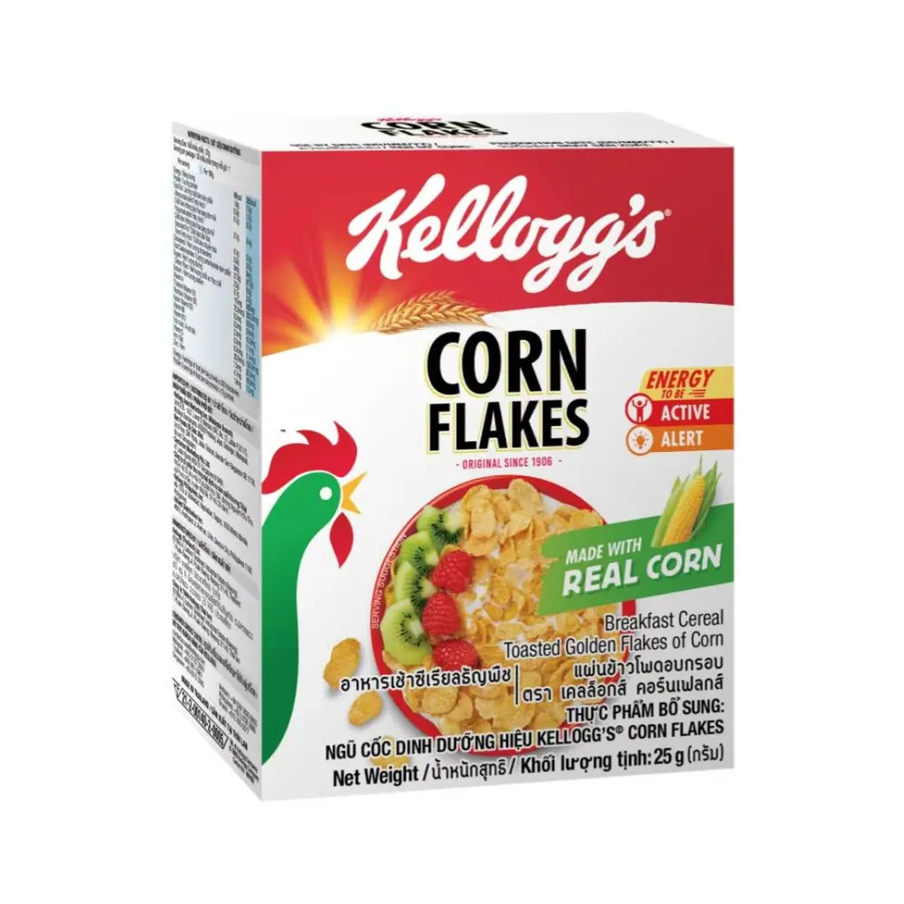 Ngũ Cốc Ngô Giòn, Corn Flakes, Real Corn (25g) - KELLOGG'S