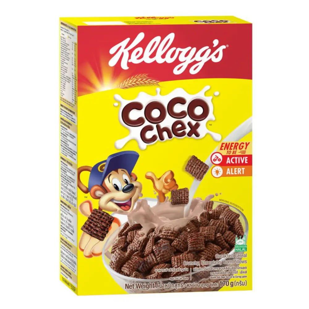 Ngũ Cốc Socola Hình Gối, Coco Chex, Crunchy Chocolate Corn Pillows (170g) - KELLOGG'S