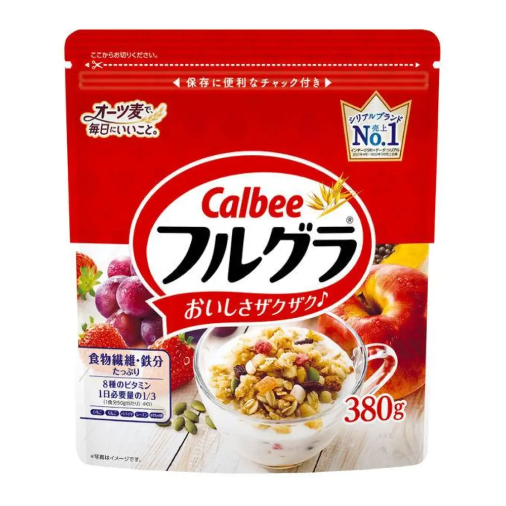 Ngũ Cốc Dinh Dưỡng Trái Cây, Fruit Granola (380g) - CALBEE