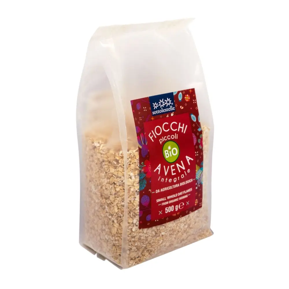 Yến Mạch Nguyên Cám Hữu Cơ Cán Nhỏ, Small Whole Oat Flakes (500g) - SOTTOLESTELLE