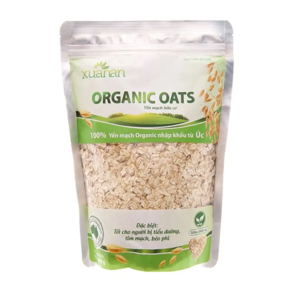 Yến Mạch Hữu Cơ, Organic Oats (400g) - XUANAN OATS