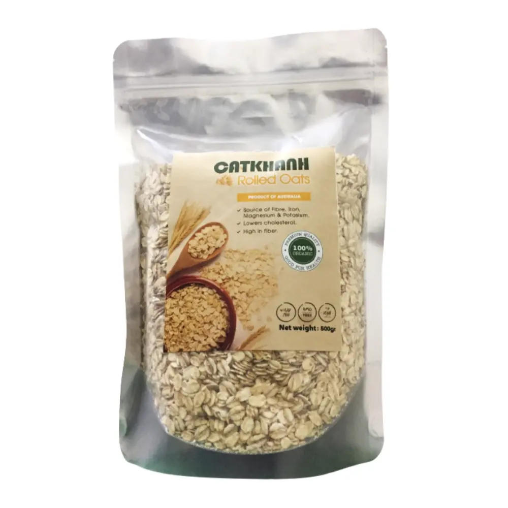 Yến Mạch Úc Cán Dẹt, Australian Rolled Oats (500g) - CAT KHANH