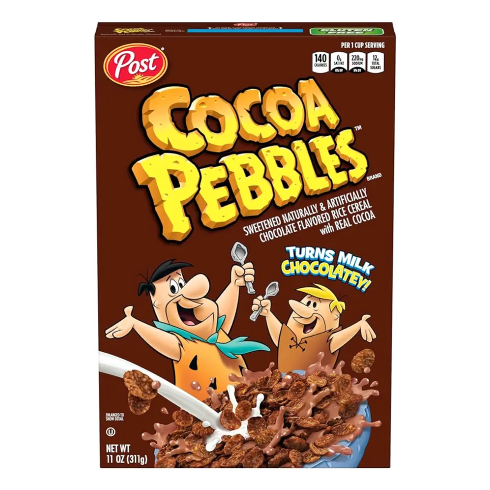Ngũ Cốc Ăn Sáng Vị Cacao, Chocolate Flavored Rice Cereal, Cocoa Pebbles, 11 oz (311g) - POST