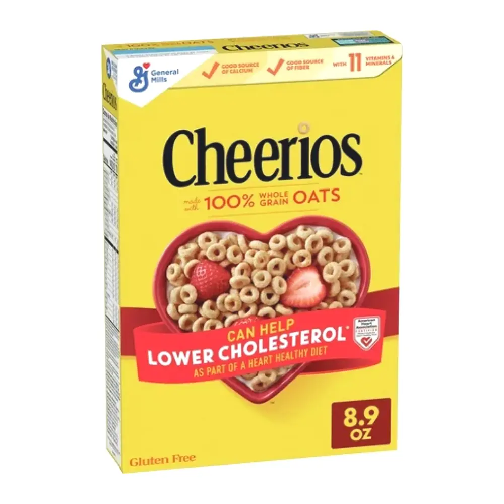 Ngũ Cốc Yến Mạch Nguyên Cám, Cheerios, 100% Whole Grain Oats, Gluten Free, 8.9 oz (252g) - GENERAL MILLS