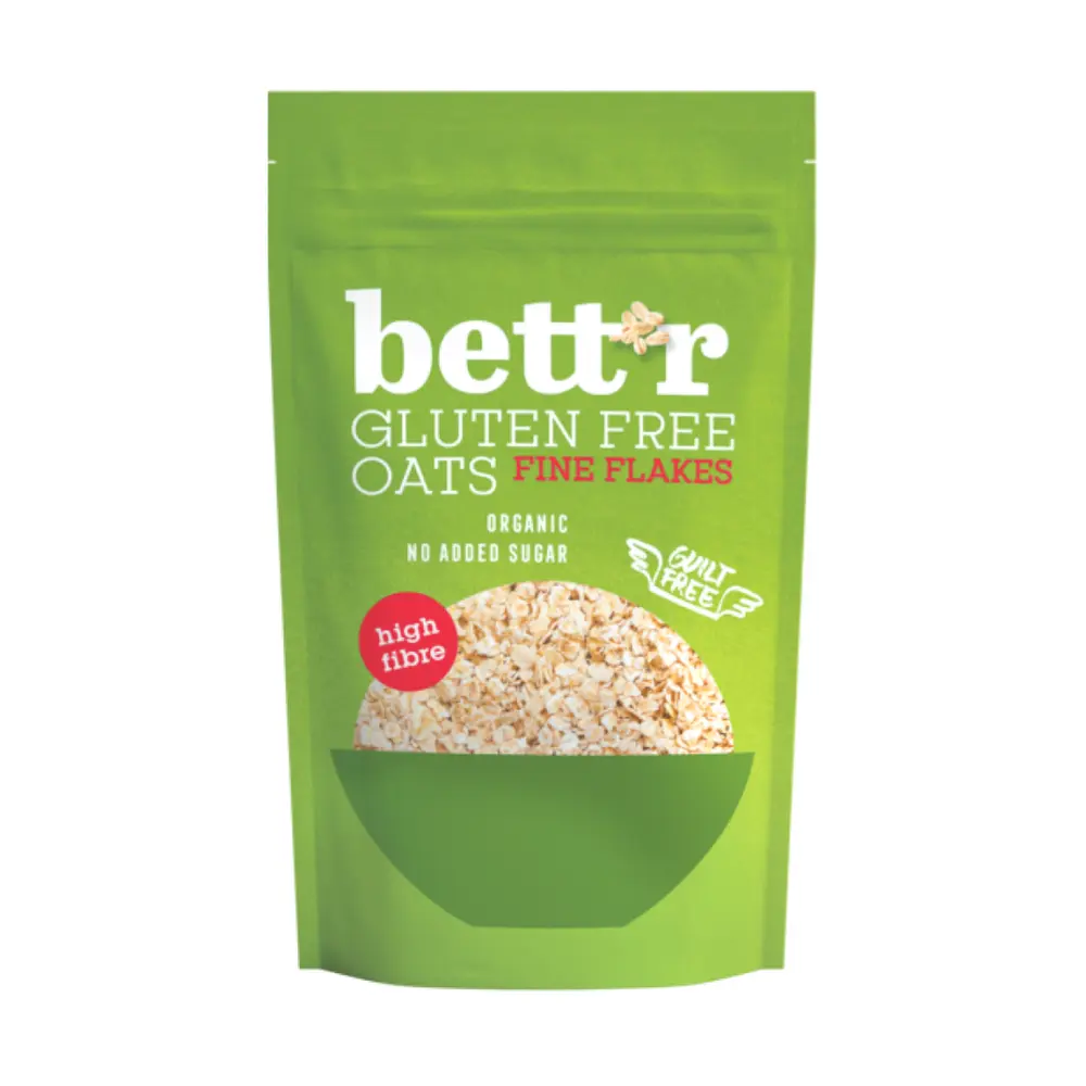 Yến Mạch Hữu Cơ, Organic Whole Grain Gluten Free Oats, Fine Flakes (300g) - BETT'R