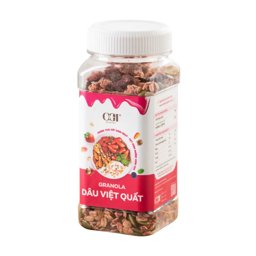 Granola Vị Dâu Việt Quất, Very Berry Granola (250g) - OGI NUTRITION