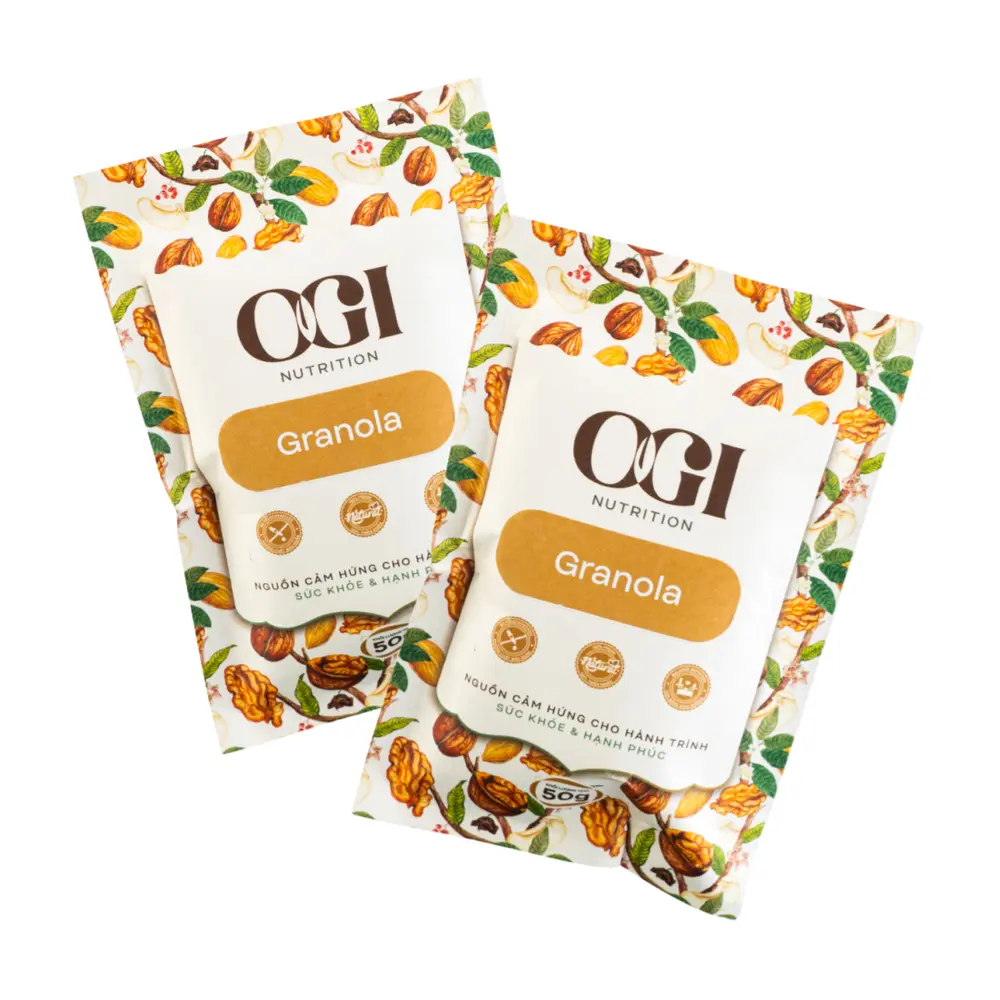 Granola Vị Mật Ong Vani, Honey & Vanilla Granola (50g) - OGI NUTRITION