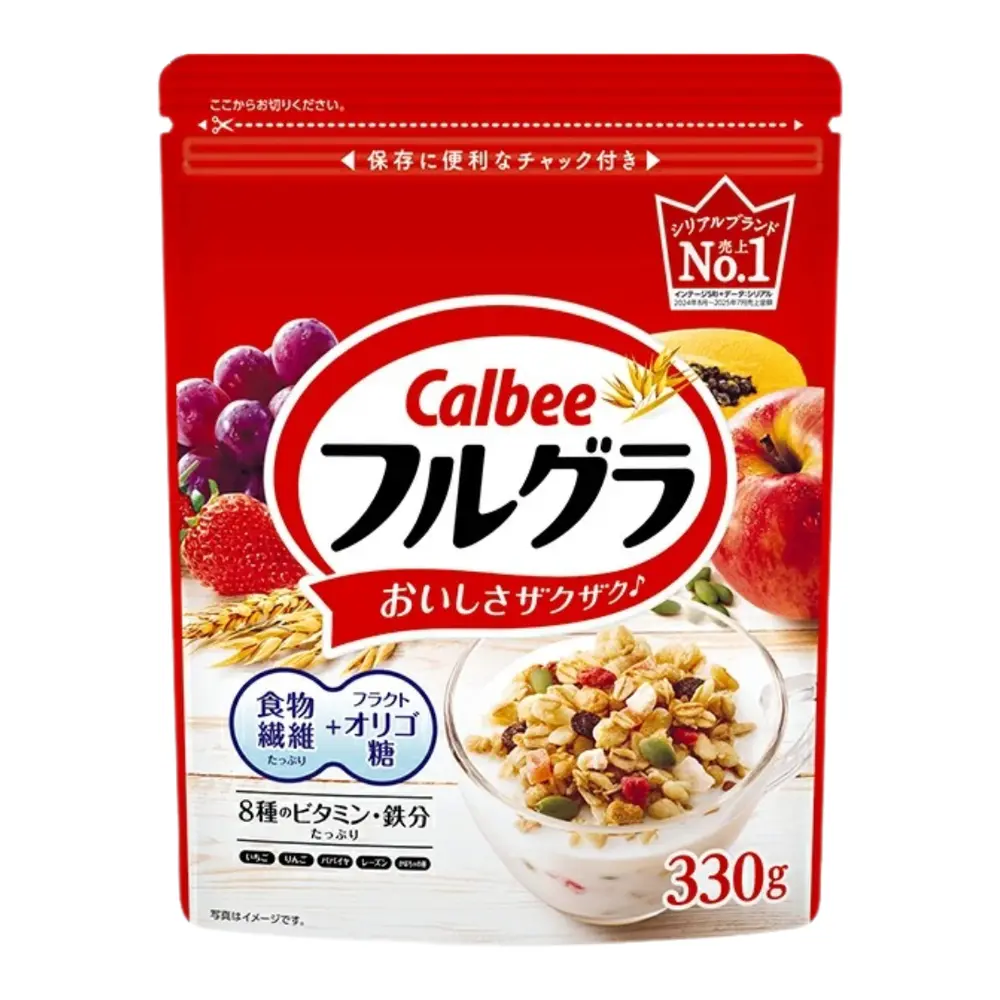 Ngũ Cốc Dinh Dưỡng Trái Cây, Frugra, Fruit Granola (330g) - CALBEE