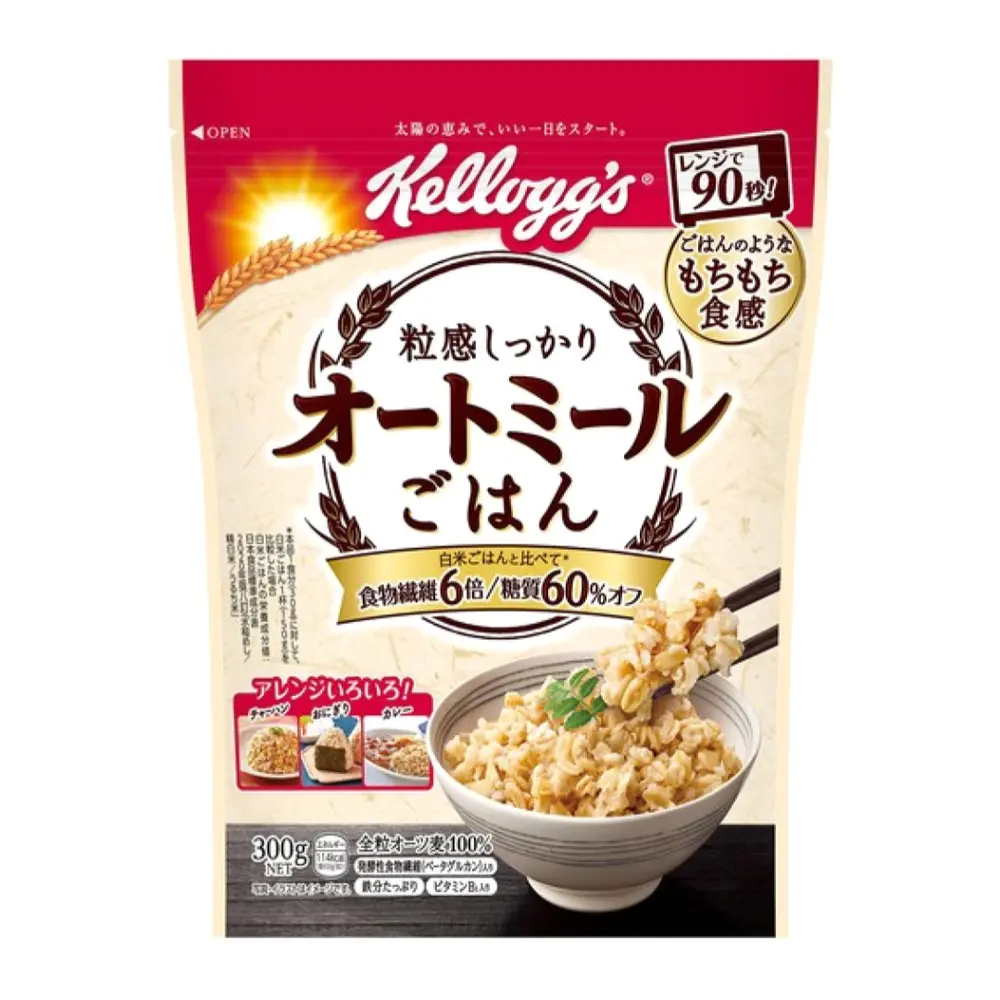 Yến Mạch, Firm Texture Oatmeal Rice (300g) - KELLOGG'S