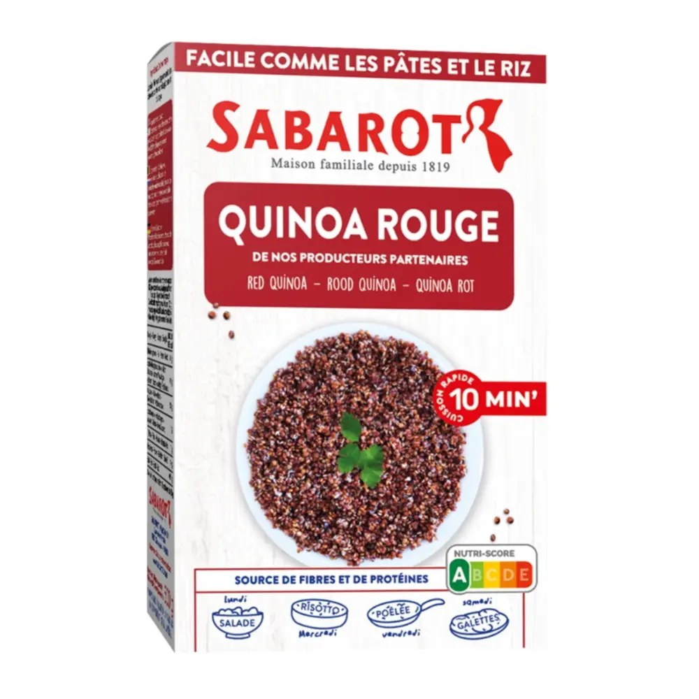 Hạt Diêm Mạch Đỏ, Red Quinoa (500g) - SABAROT