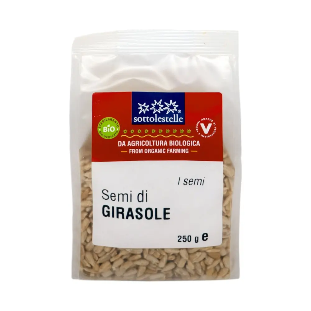 Hạt Hướng Dương Hữu Cơ Đã Bóc Vỏ, Semi di Girasole, Organic Sunflower Seeds (250g) - SOTTOLESTELLE