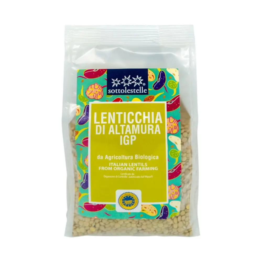 Đậu Lăng Ý Hữu Cơ, Lenticchia di Altamura IGP, Organic Italian Lentils (400g) - SOTTOLESTELLE