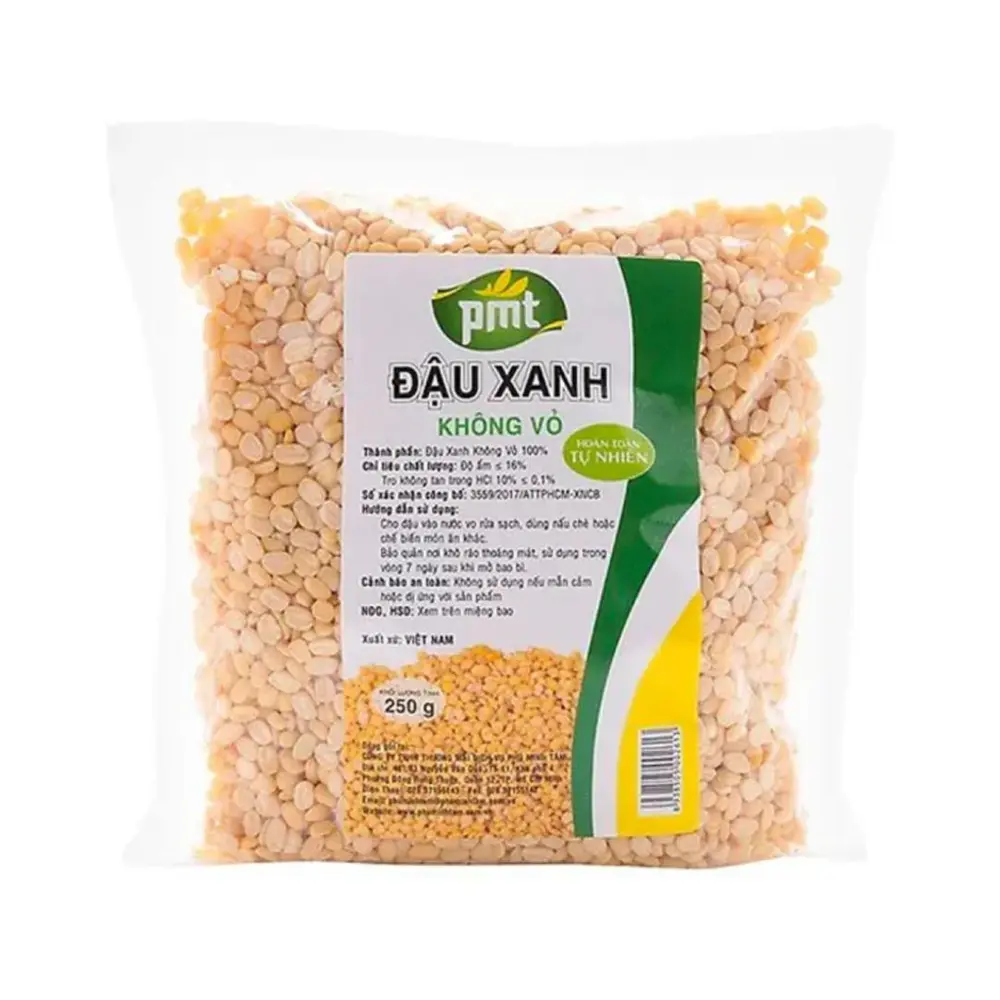 Đậu Xanh Không Vỏ, Peeled Split Mung Beans (250g) - PMT