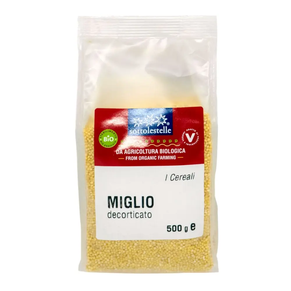 Hạt Kê Hữu Cơ Đã Bóc Vỏ, Organic Hulled Millet (500g) - SOTTOLESTELLE
