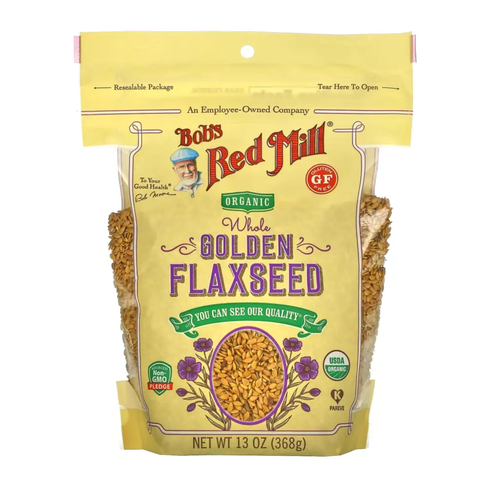Hạt Lanh Vàng Hữu Cơ, Organic Golden Flaxseed, 13 oz (368g) - BOB'S RED MILL