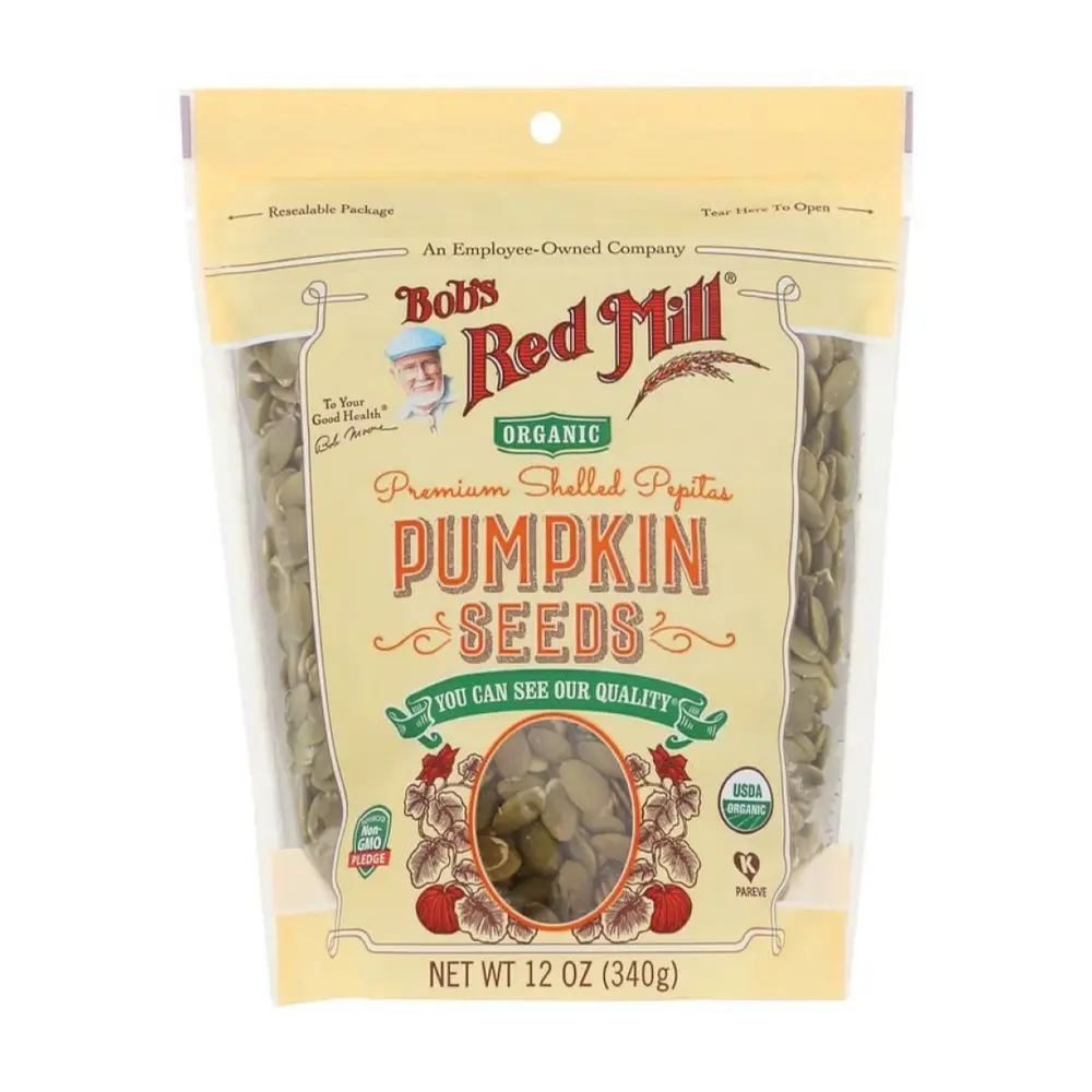 Hạt Bí Hữu Cơ, Organic Pumpkin Seeds, 12 oz (340g) - BOB'S RED MILL