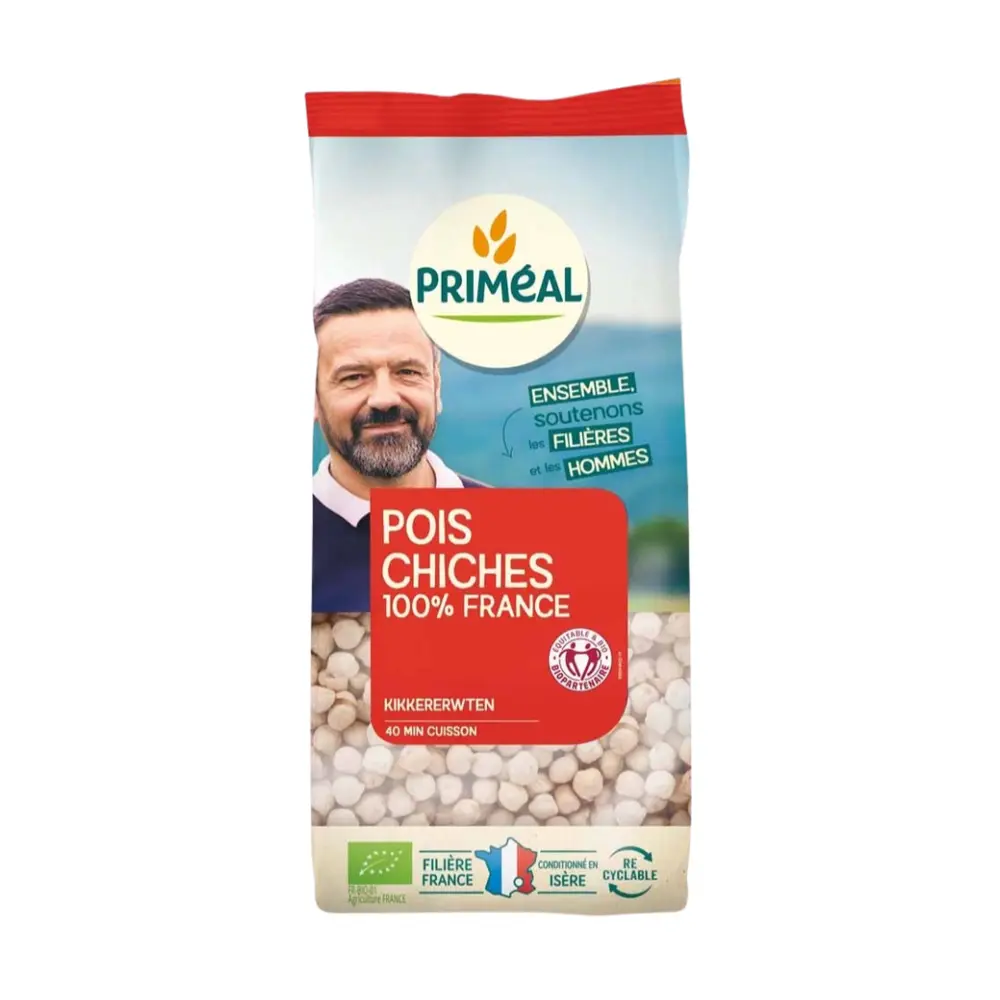 Đậu Gà Hữu Cơ, Organic Chickpeas (500g) - PRIMÉAL
