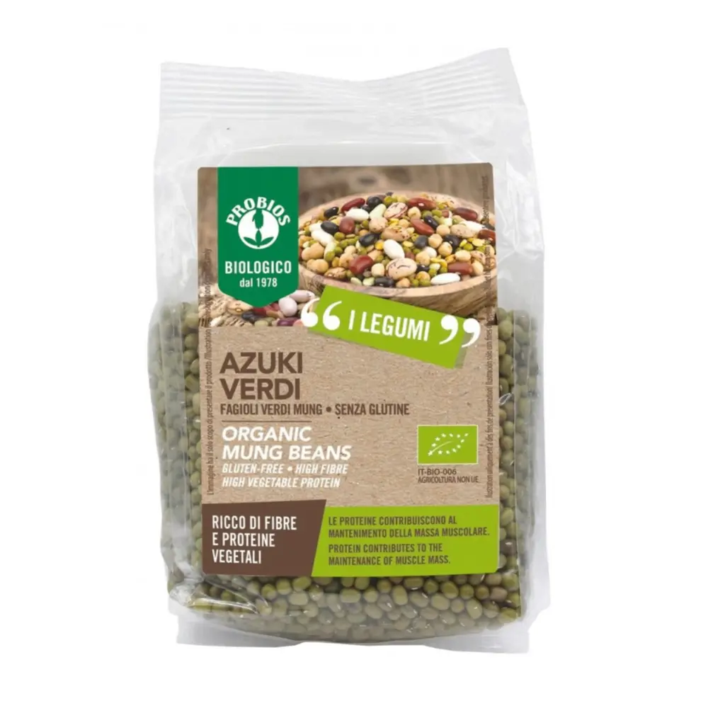 Đậu Xanh Hữu Cơ, Azuki Verdi, Organic Mung Beans (400g) - PROBIOS